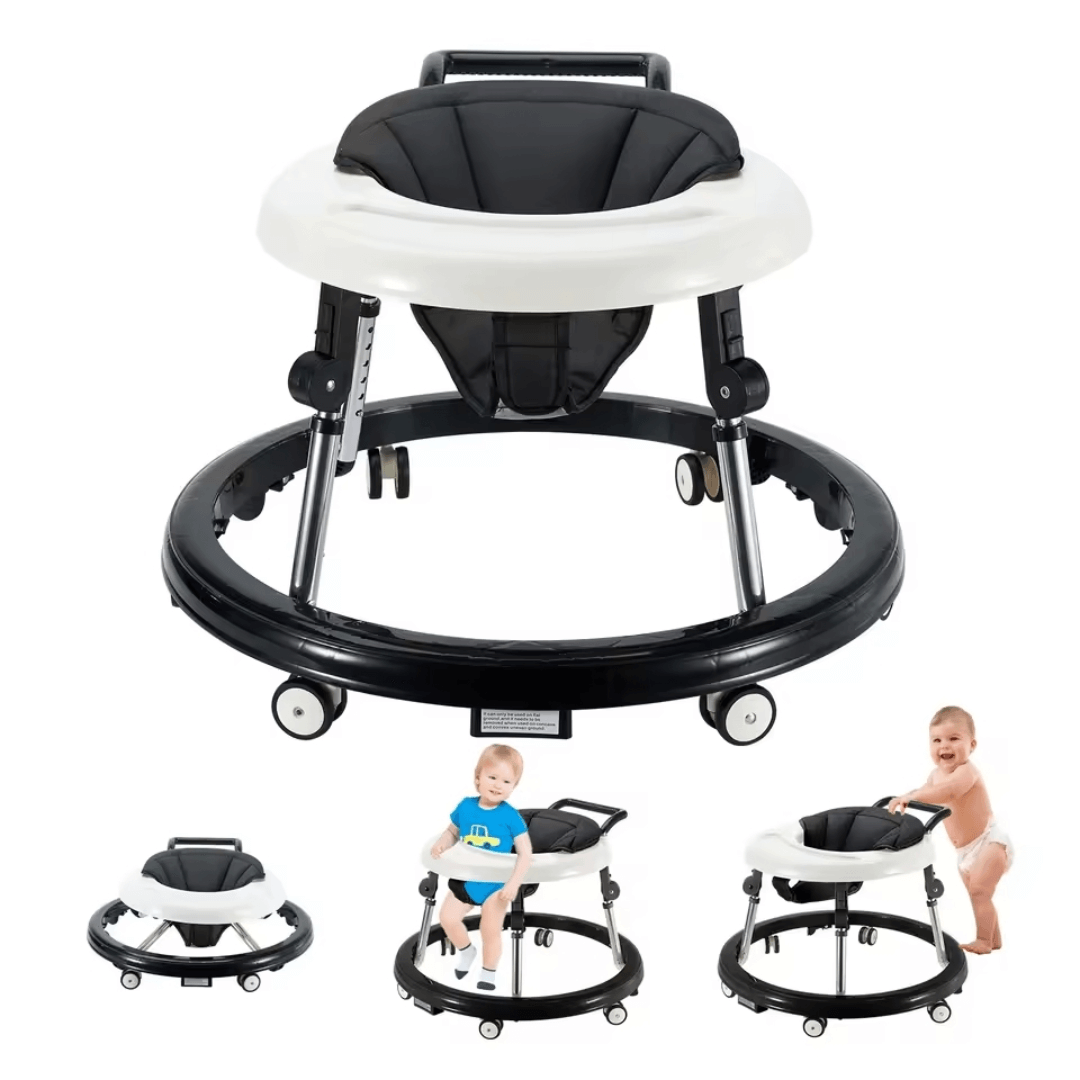 Baby Walker Foldable with 9 Adjustable Heights