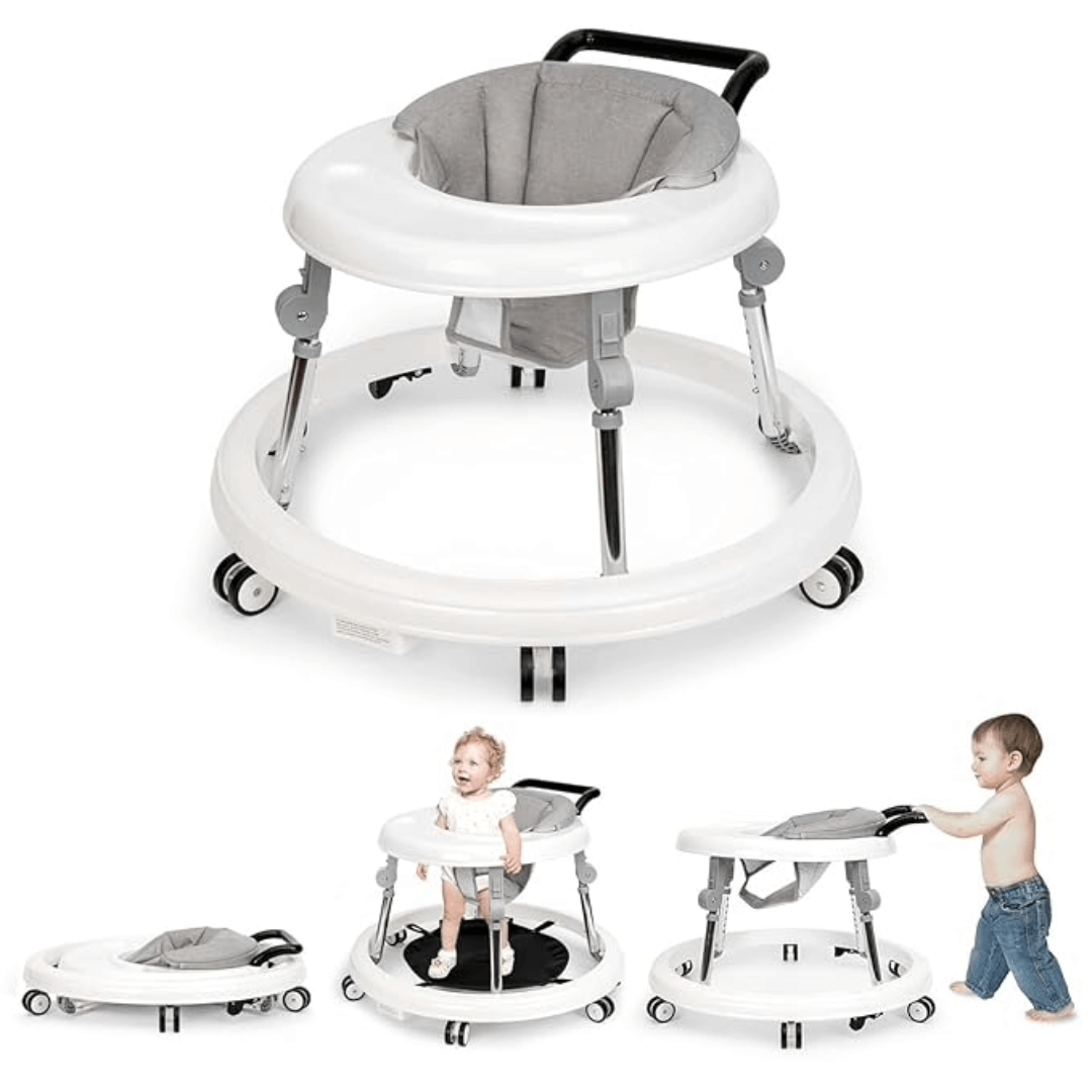 Baby Walker Foldable with 9 Adjustable Heights