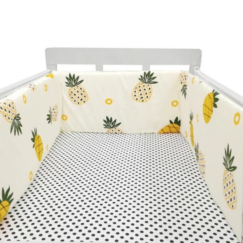 Cot Bumper Bed Set: Soft Side Pad for Crib Protection