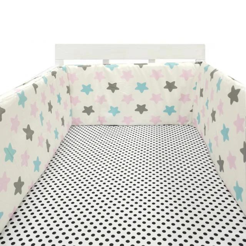 Cot Bumper Bed Set: Soft Side Pad for Crib Protection