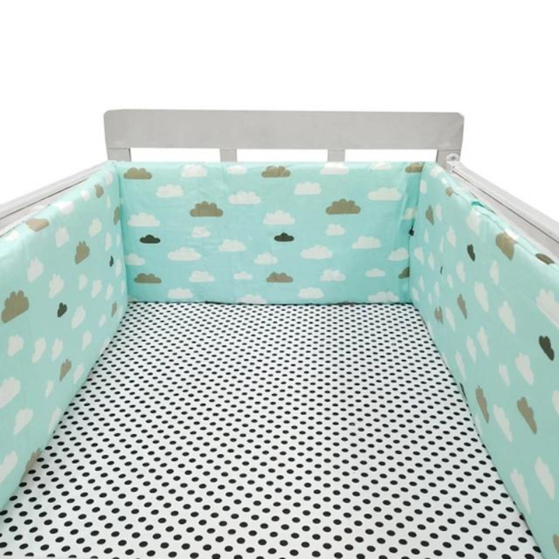 Cot Bumper Bed Set: Soft Side Pad for Crib Protection