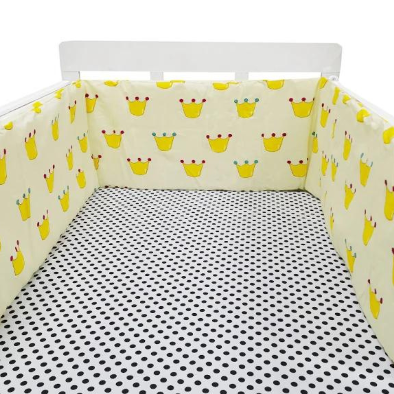 Cot Bumper Bed Set: Soft Side Pad for Crib Protection