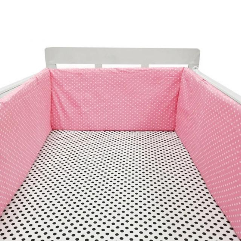 Cot Bumper Bed Set: Soft Side Pad for Crib Protection