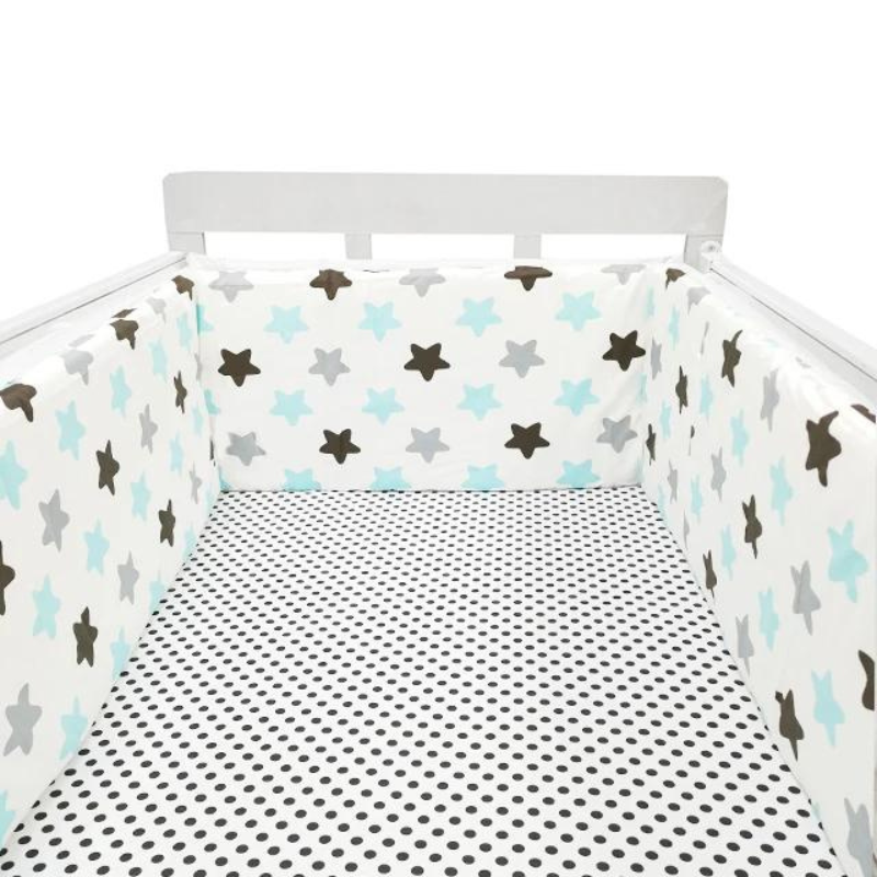 Cot Bumper Bed Set: Soft Side Pad for Crib Protection