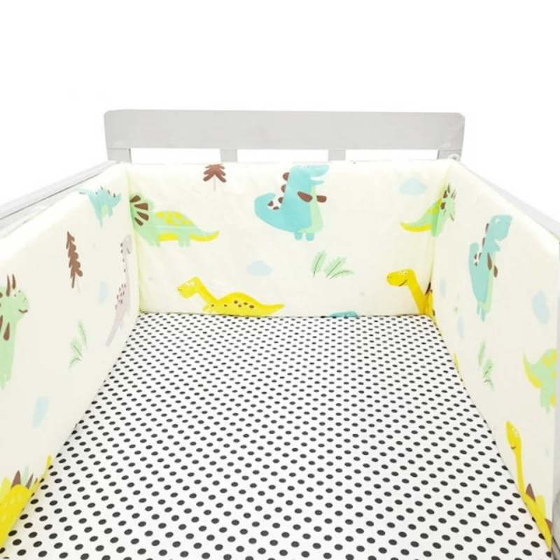 Cot Bumper Bed Set: Soft Side Pad for Crib Protection