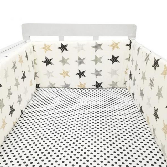 Cot Bumper Bed Set: Soft Side Pad for Crib Protection