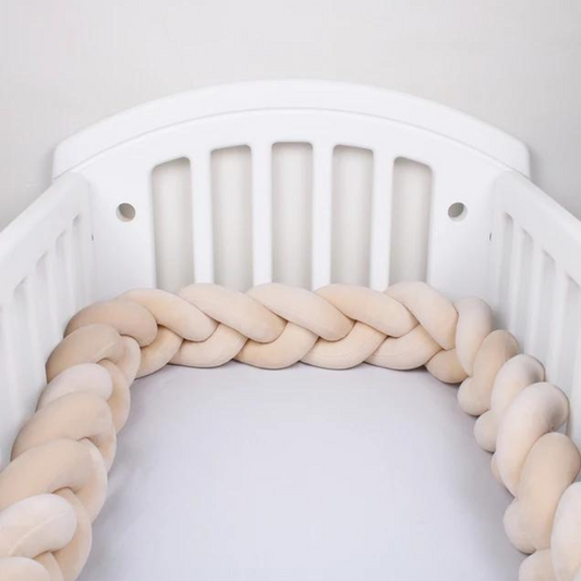 Braided Cot Bumper: Bed & Crib Side Protection for Your Baby